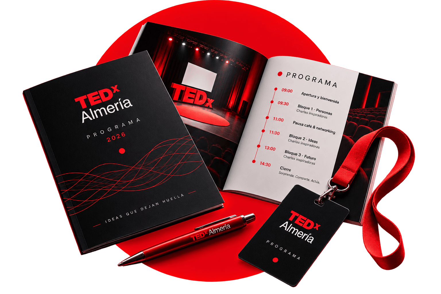 Programa de TEDxAlmería ORIGEN 2026